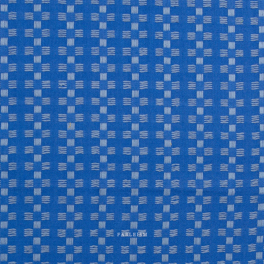 Fableism Supply Co-Basketweave in Bright Blue-fabric-gather here online