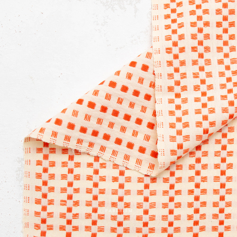 Fableism Supply Co-Basketweave in Picnic-fabric-gather here online