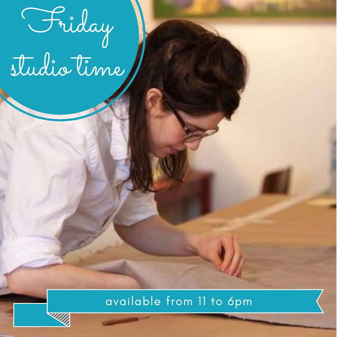 gather here studio time-Friday Studio Time: Sew by the Hour-studio rental-gather here online