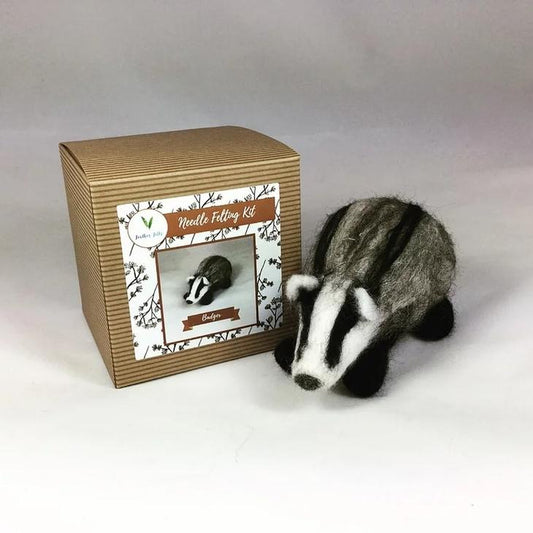 Feather Felts-Badger Needle Felting Kit-craft kit-gather here online