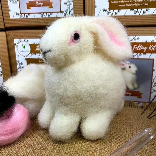 Feather Felts-Bunny Needle Felting Kit-craft kit-gather here online