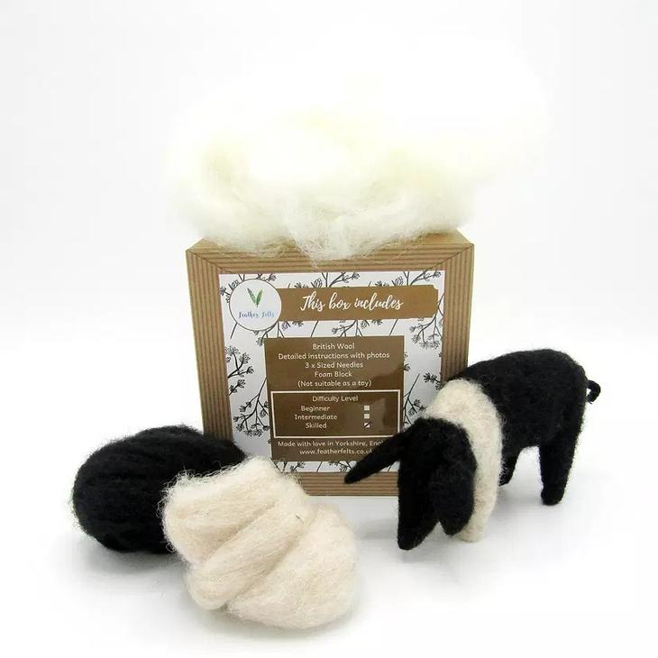 Feather Felts-Saddleback Pig Needle Felting Kit-craft kit-gather here online