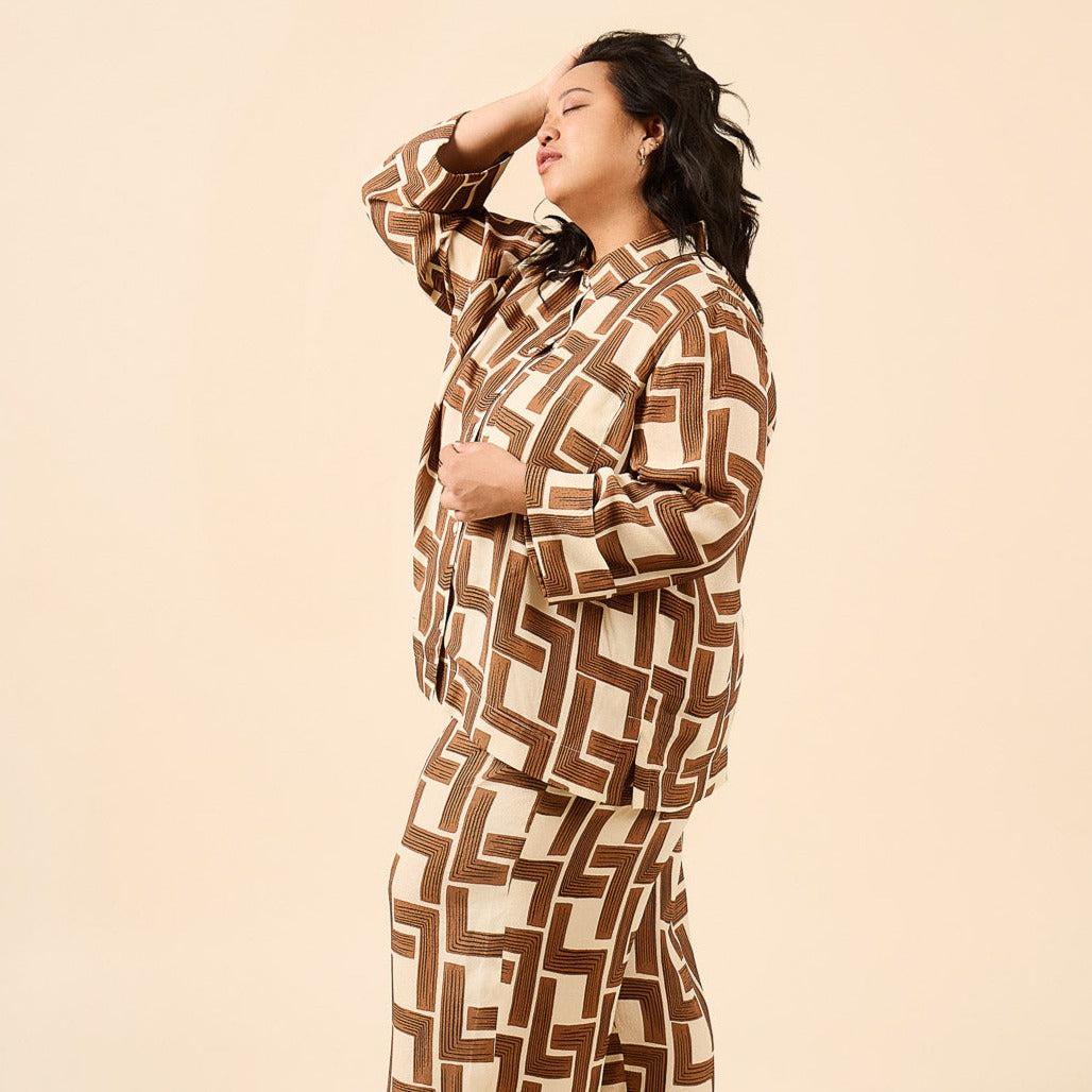 Closet Core Patterns-Fran Pajamas (PJ) Pattern-sewing pattern-gather here online