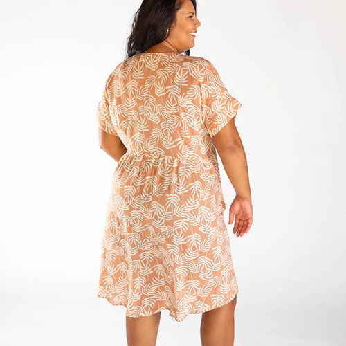 Chalk & Notch-Fringe Dress & Blouse Pattern-sewing pattern-gather here online