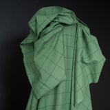 Merchant & Mills-Green Maze Cotton/Linen-fabric-gather here online