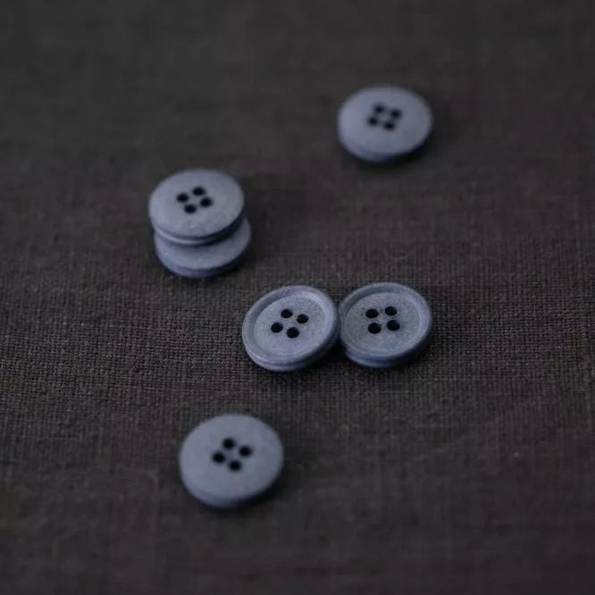 Merchant & Mills-Cotton Buttons 15mm [5/8"] (each)-button-Stormy Sky (Autumn Sea)-gather here online