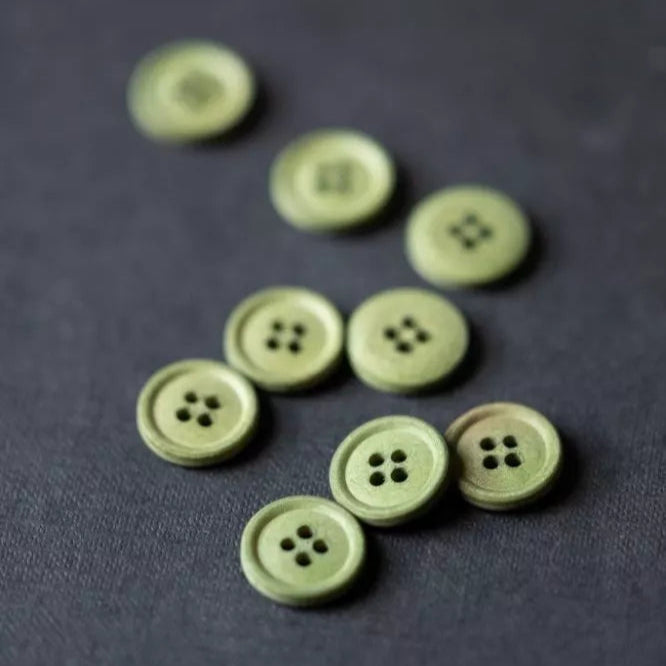 Merchant & Mills-Cotton Buttons 15mm [5/8"] (each)-button-Spruce (Bowling Green)-gather here online