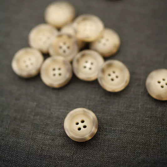 Merchant & Mills-Mottled Recycled Paper Buttons 13mm [1/2"] (each)-button-gather here online