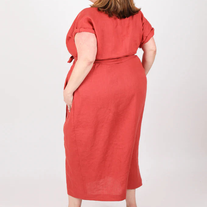 Sew House Seven-Wildwood Wrap Dress Pattern-sewing pattern-gather here online
