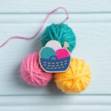 Hawthorn Handmade-Yarn Basket Magnetic Needle Minder-notion-gather here online