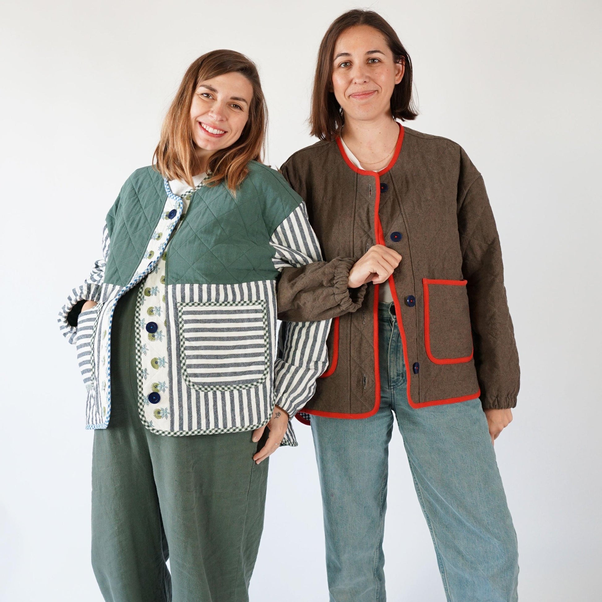 Matchy Matchy Sewing Club-Homebody Quilted Jacket Pattern - PDF DOWNLOAD-sewing pattern-gather here online