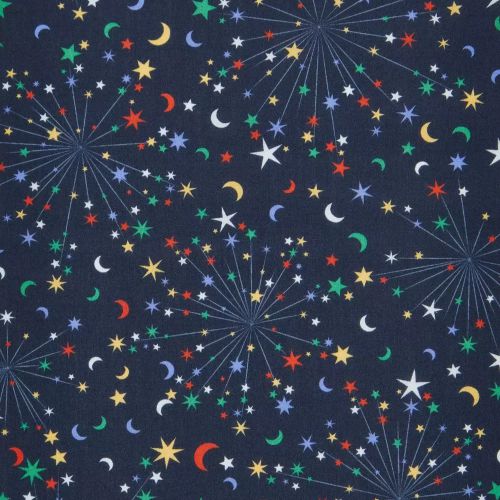 Liberty of London-Organic Tana Lawn - Helen's Starry Sky-fabric-gather here online