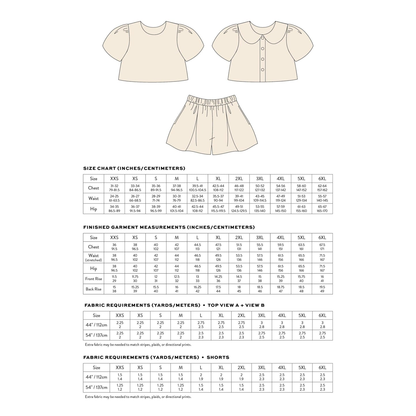 Matchy Matchy Sewing Club-High Tide Set Pattern - PDF DOWNLOAD-sewing pattern-gather here online