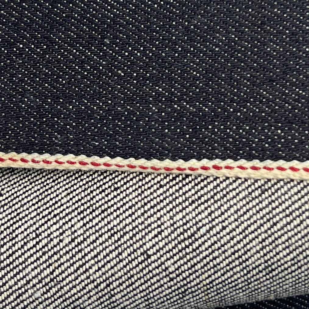 deadstock-Japanese Selvedge Denim 12.5oz - Dark Indigo-fabric-gather here online
