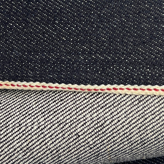 deadstock-Japanese Selvedge Denim 12.5oz - Dark Indigo-fabric-gather here online