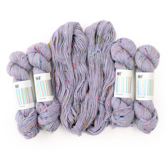 Hedgehog Fibres-Tweedy Amethyst-yarn-gather here online