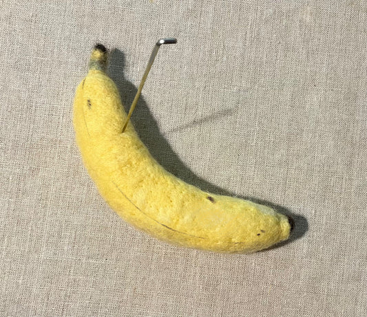 gather here classes-Needle Felted Banana-class-gather here online