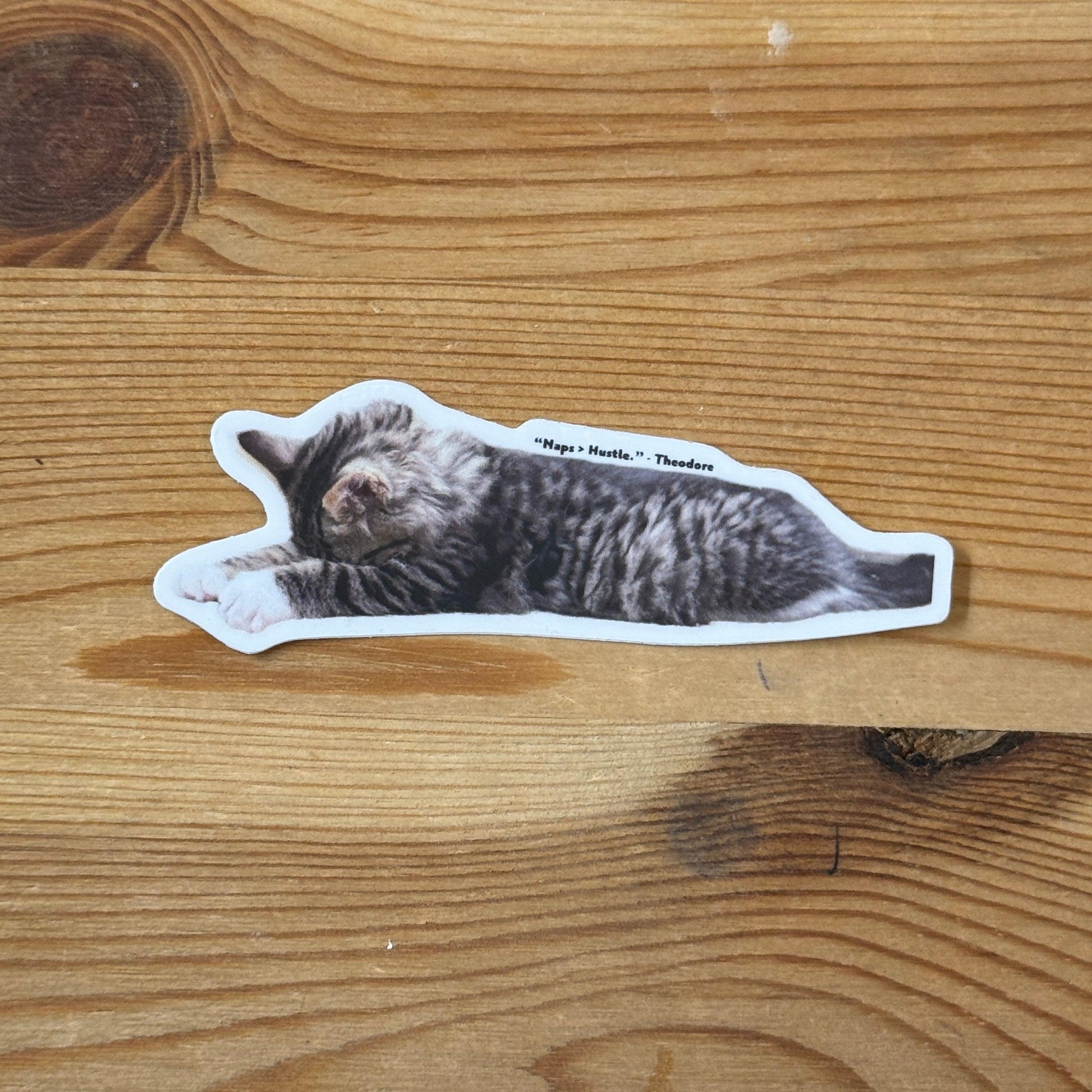 gather here-Theodore Naps > Hustle Sticker-sticker-gather here online