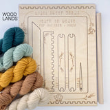 Black Sheep Goods-Weaving Kit: Pop Out Loom & Tools-craft kit-Woodland-gather here online