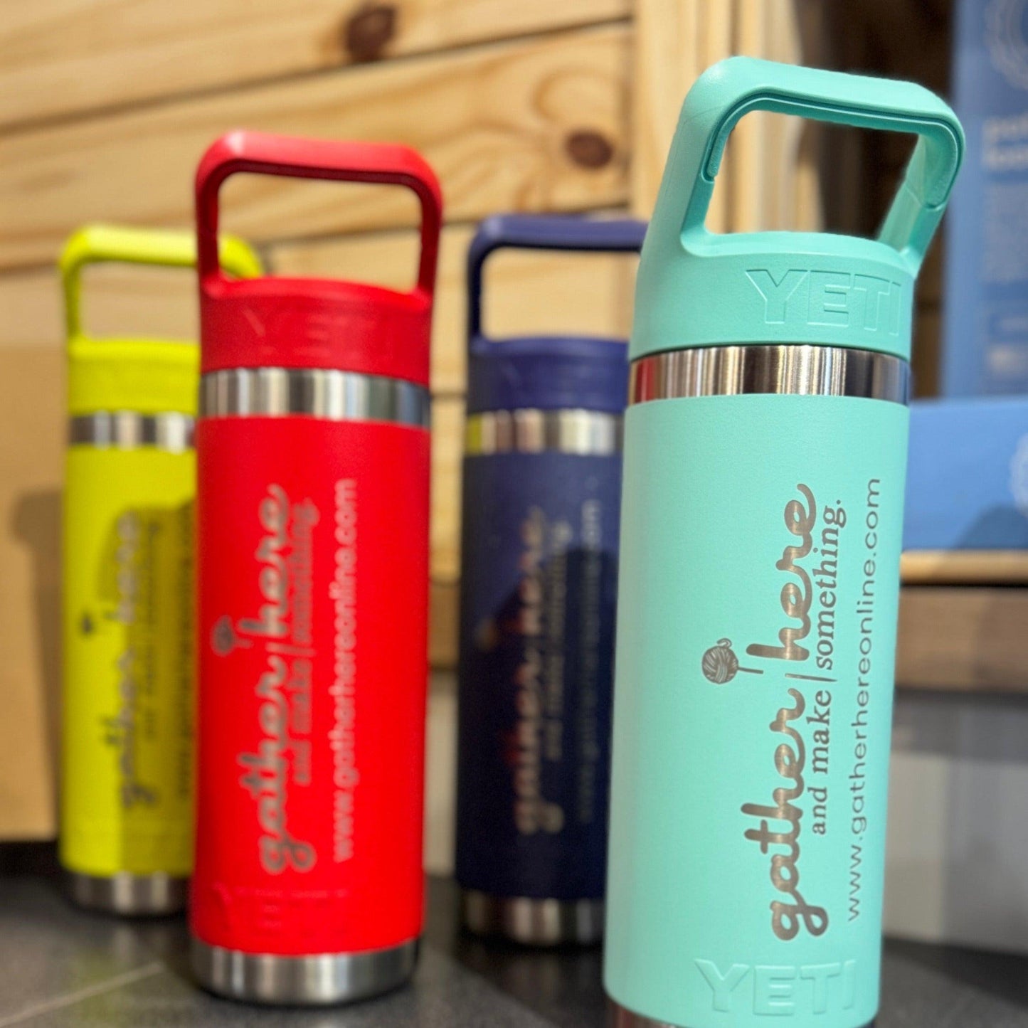 gather here-Gather Here YETI Water Bottle - Red 18oz-accessory-gather here online