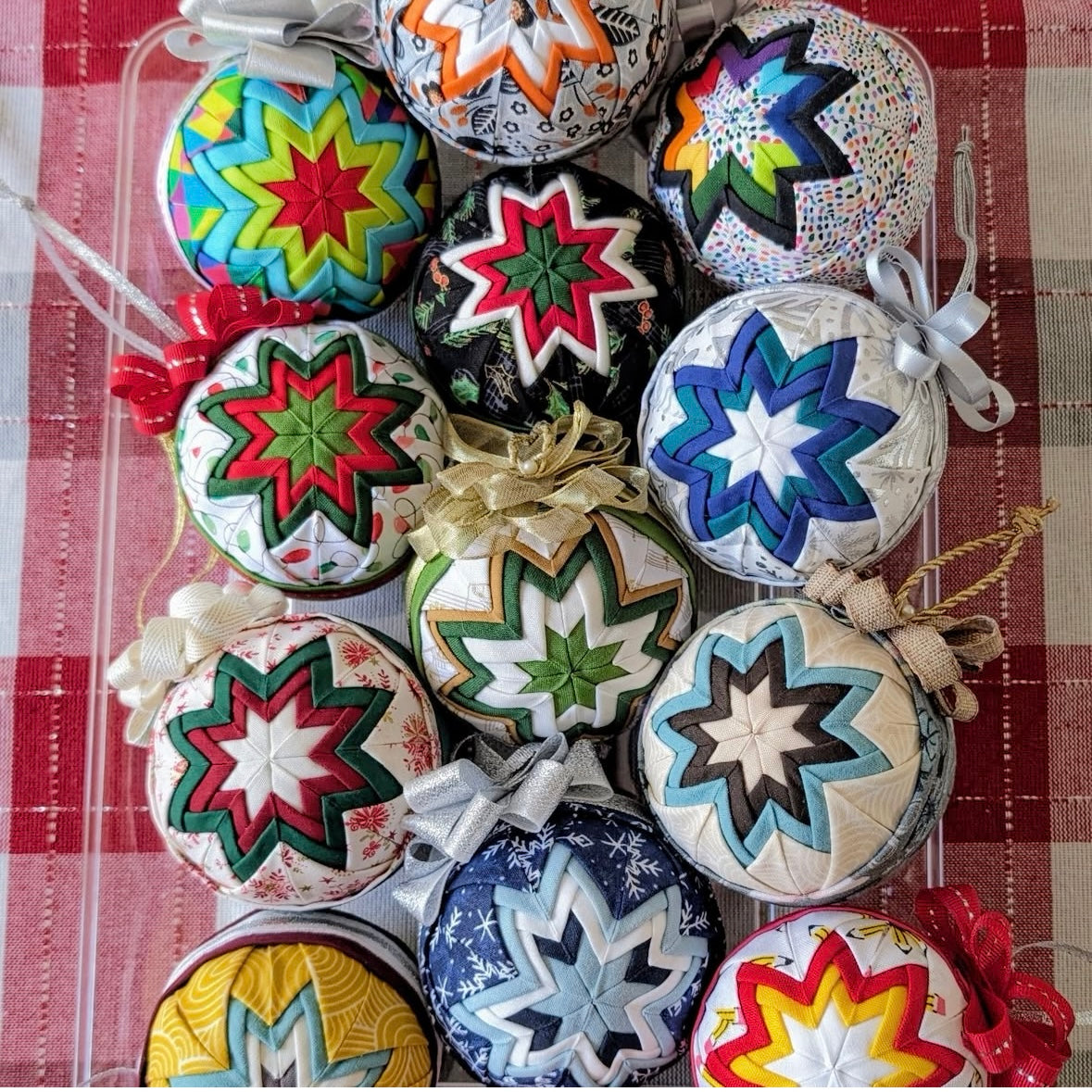 gather here classes-Quilted Fabric Ornament-class-gather here online