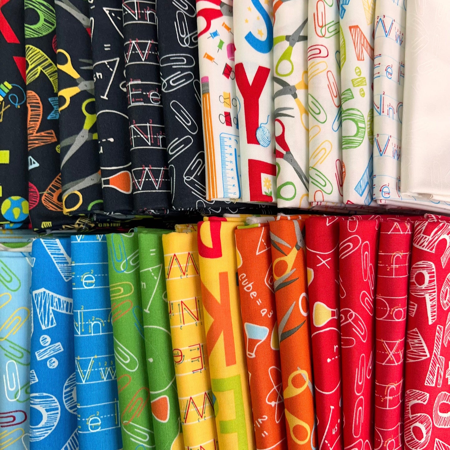 Moda-Fat Quarter Bundle of Back to School (29 Pieces)-fat quarters-gather here online