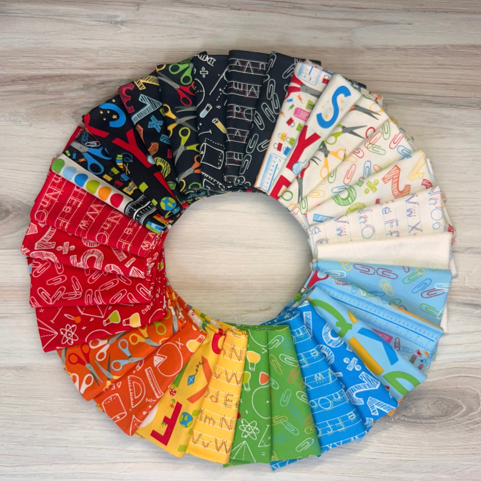 Moda-Fat Quarter Bundle of Back to School (29 Pieces)-fat quarters-gather here online