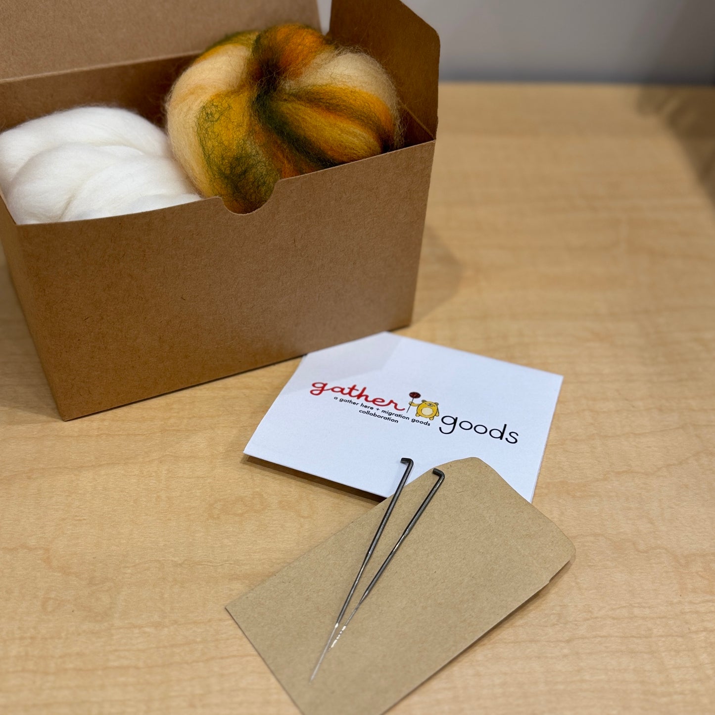 gather here-Gourd Needle Felt Kit-craft kit-gather here online