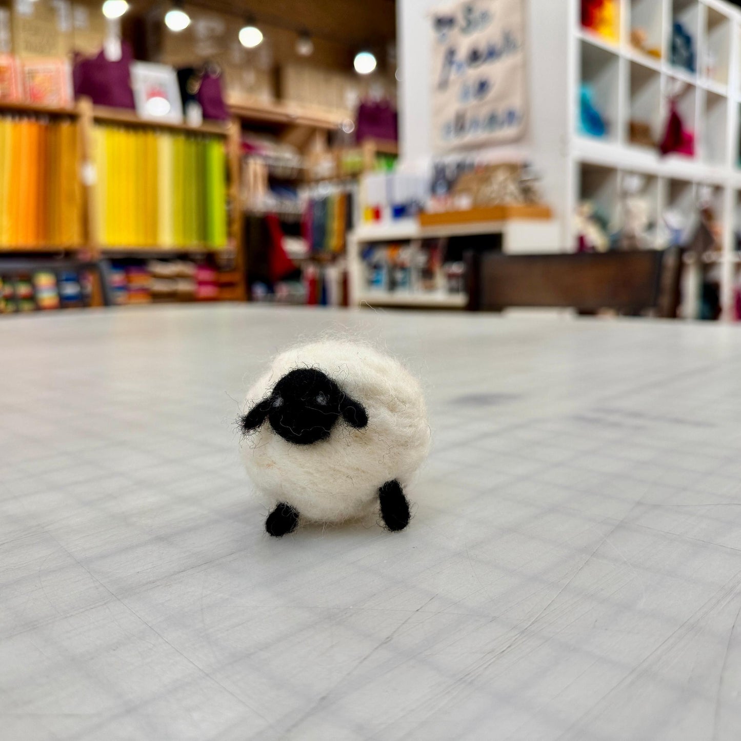 gather here classes-Needle Felted Sheep-class-gather here online