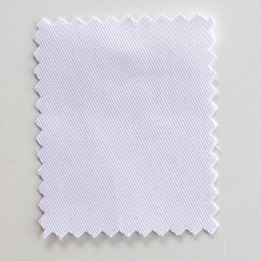 Birch Organic Fabrics-Organic Solid Twill-fabric-White-gather here online