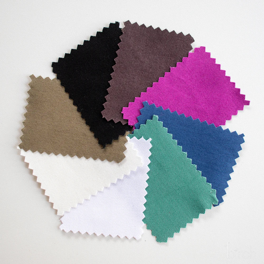 Birch Organic Fabrics-Organic Solid Twill-fabric-gather here online