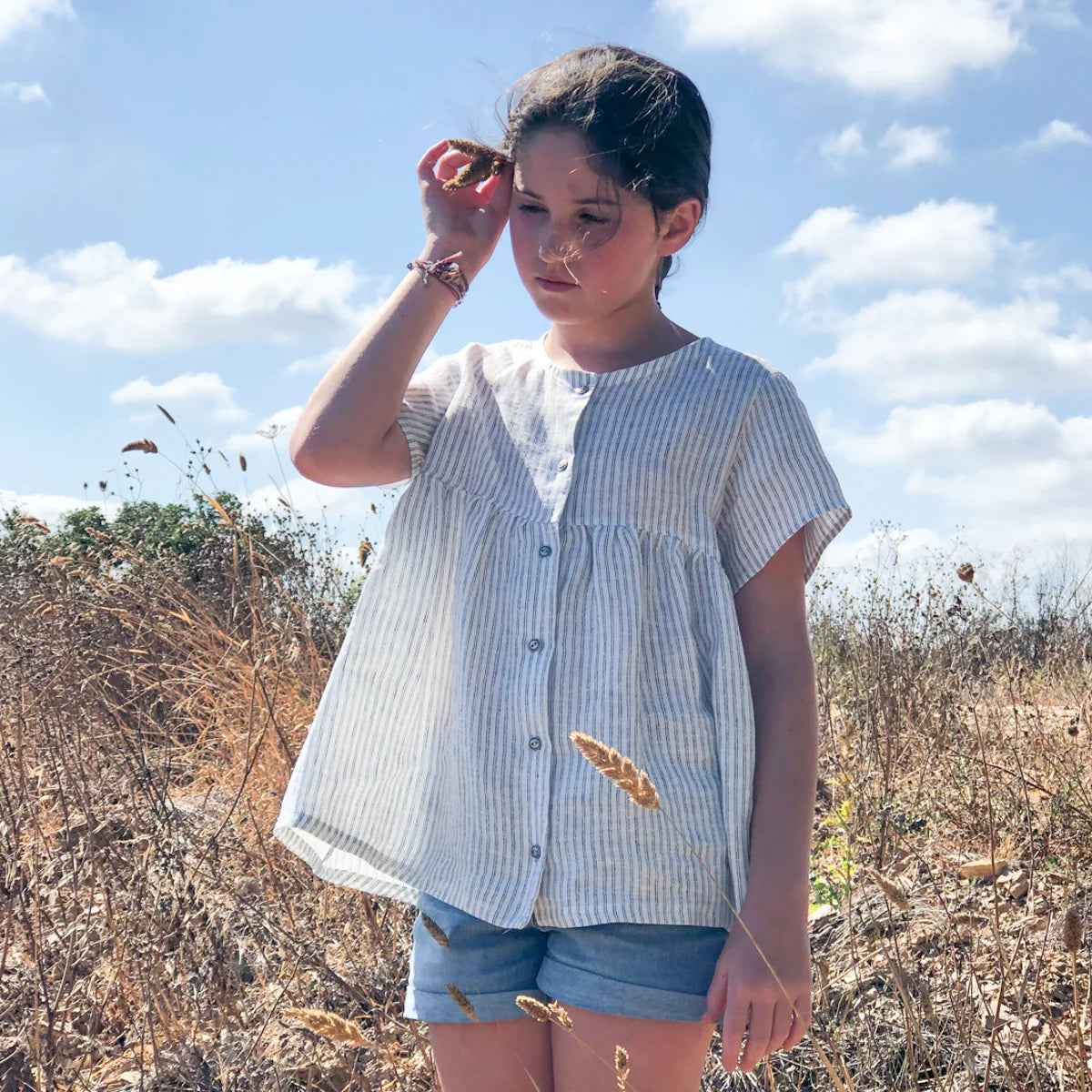 Ikatee-Stockholm Blouse & Dress Pattern-sewing pattern - kids-gather here online