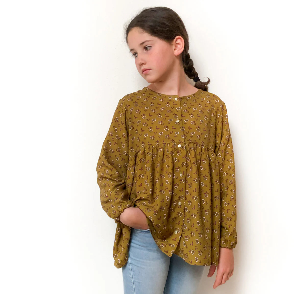 Ikatee-Stockholm Blouse & Dress Pattern-sewing pattern - kids-gather here online