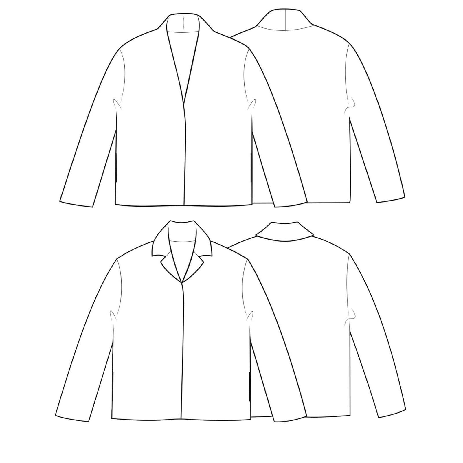 The Maker's Atelier-The Faux Fur Jacket Pattern - PDF DOWNLOAD-sewing pattern-gather here online