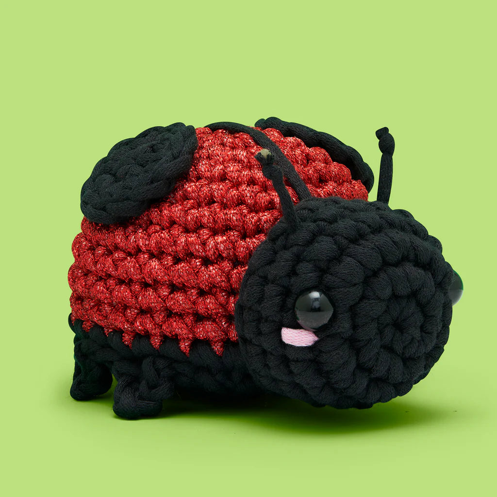 The Woobles-Iris the Ladybug Crochet Kit-knitting / crochet kit-gather here online