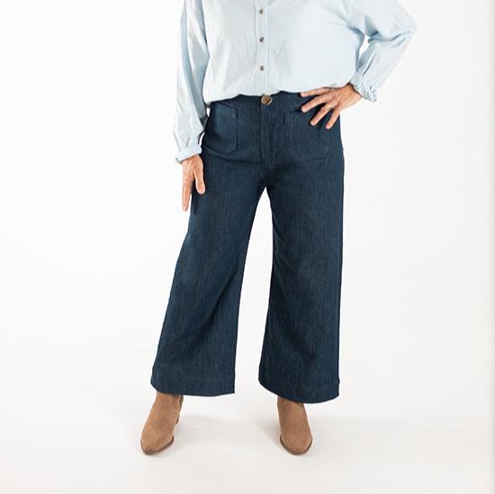 Chalk & Notch-Isle Jeans Pattern-sewing pattern-gather here online