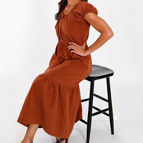 Chalk & Notch-Ivie Dress & Two-Piece Set Pattern-sewing pattern-gather here online