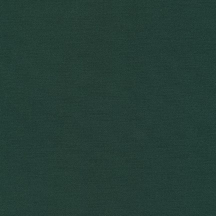 Robert Kaufman-REMNANT: Jetsetter Stretch Twill, 16 Forest 30% OFF 1.11 YDS-fabric remnant-gather here online