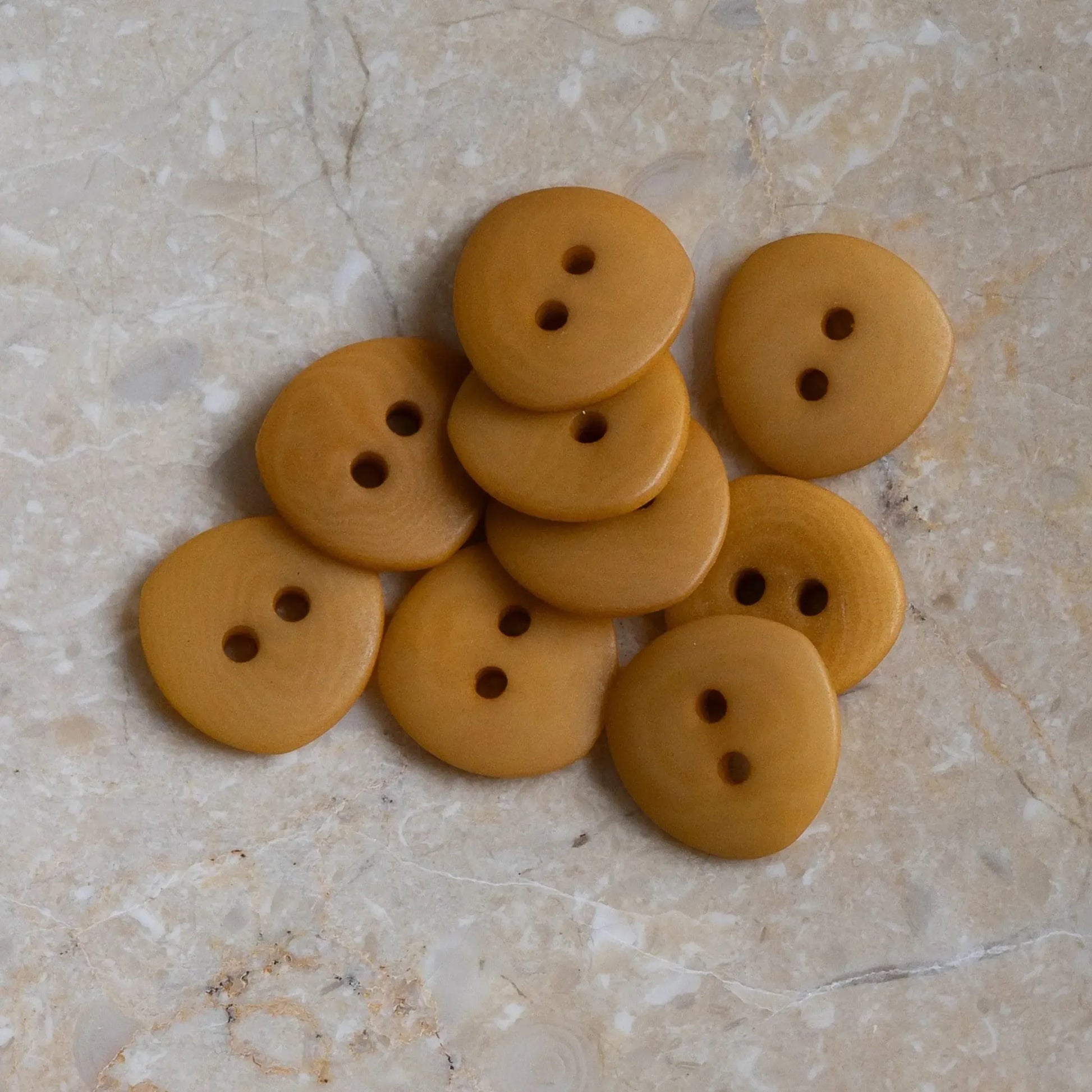 Atelier Brunette-12mm Jaipur Button (each)-button-Ochre-gather here online