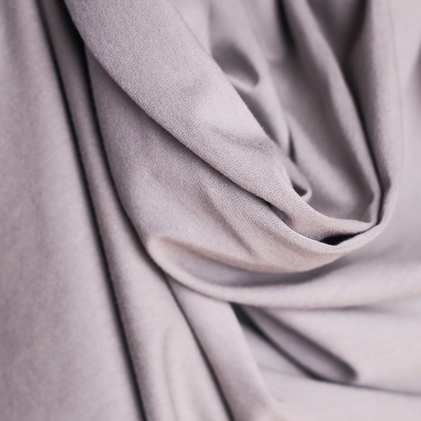 Atelier Brunette-Modal Jersey Fabric - Light Grey-fabric-gather here online