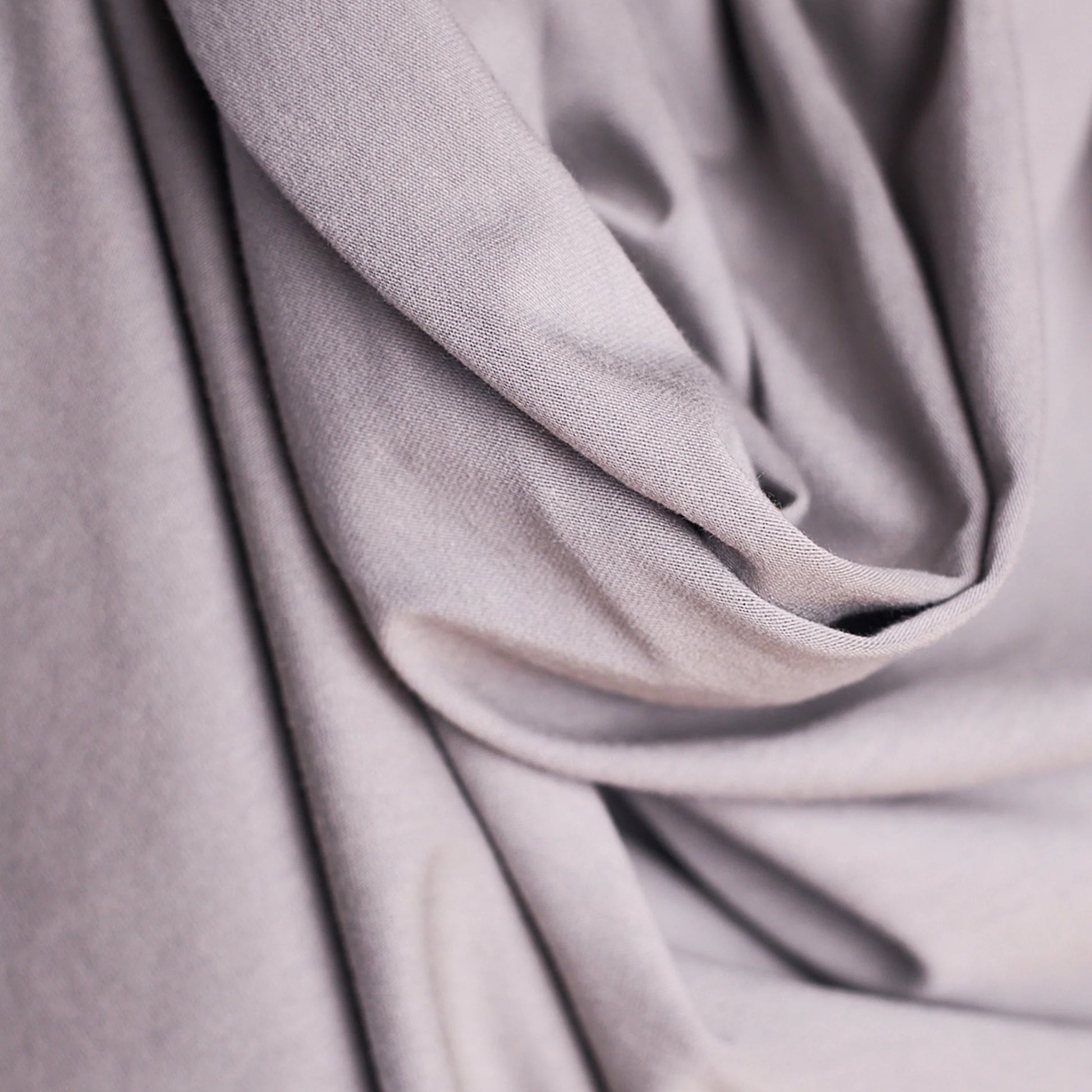 Atelier Brunette-Modal Jersey Fabric - Light Grey-fabric-gather here online