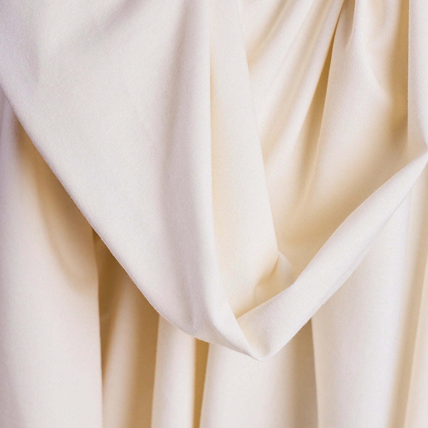 Atelier Brunette-Modal Jersey Fabric - Off White-fabric-gather here online