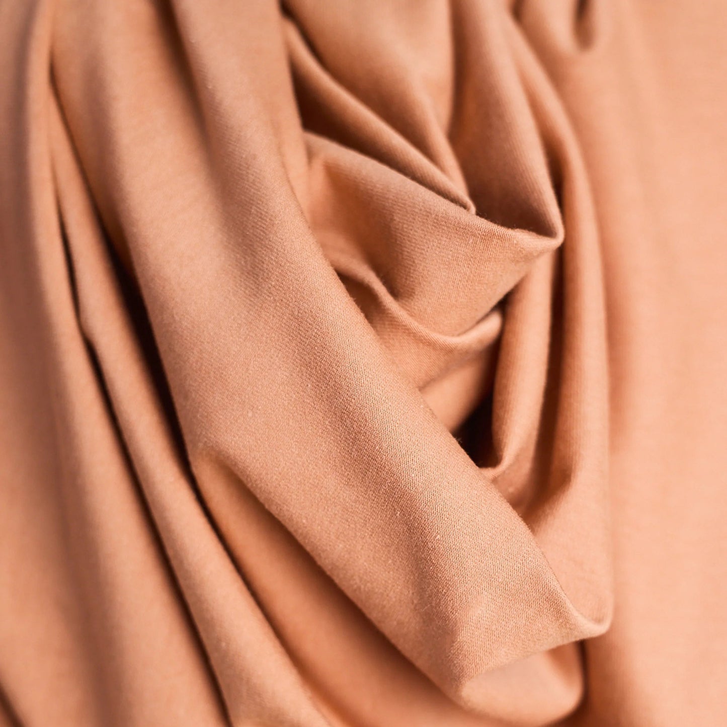 Atelier Brunette-Modal Jersey Fabric - Silky Peach-fabric-gather here online