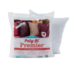 Fairfield-Poly-Fil Premier Pillow Form 16”x16”-batting/fiberfill-gather here online