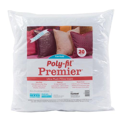 Fairfield-Poly-Fil Premier Pillow Form 20”x20”-batting/fiberfill-gather here online