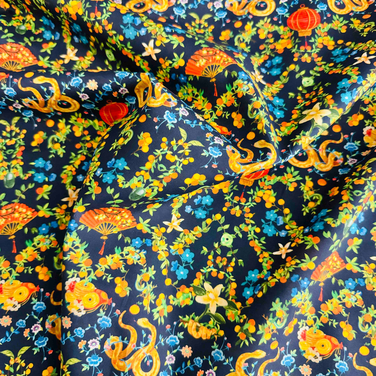 Liberty of London-Tana Lawn - Jamais Vu-fabric-gather here online