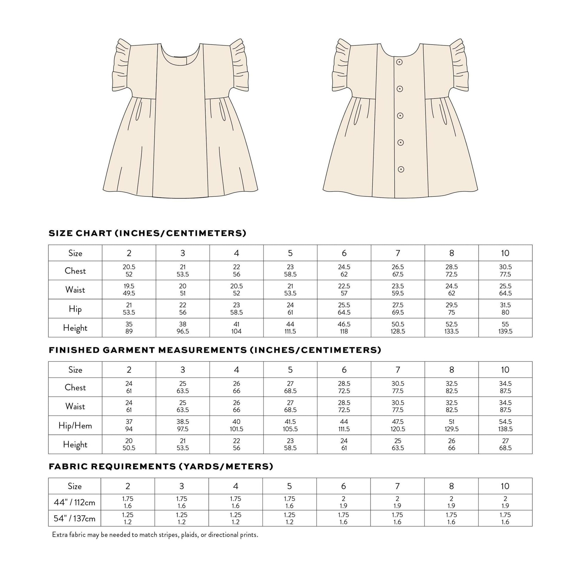 Matchy Matchy Sewing Club-Kids Collage Gather Dress Pattern - PDF DOWNLOAD-sewing pattern - kids-gather here online