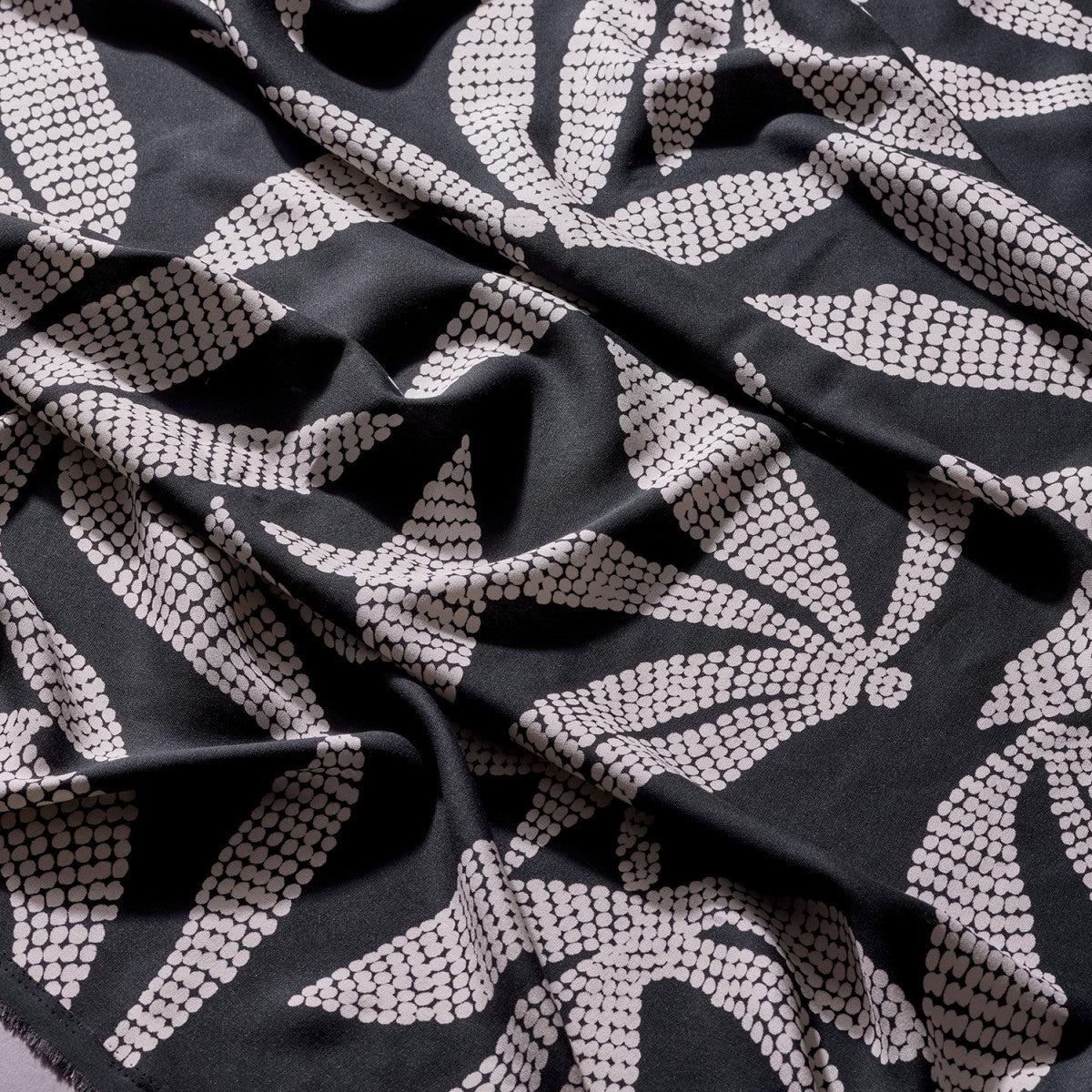 Atelier Brunette-Kaola Deep Charcoal on Viscose-fabric-gather here online