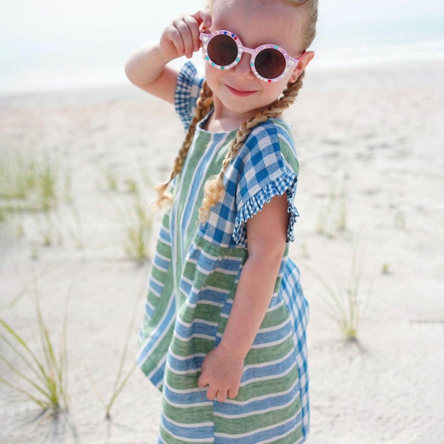 Matchy Matchy Sewing Club-Kids Collage Gather Dress Pattern - PDF DOWNLOAD-sewing pattern - kids-gather here online
