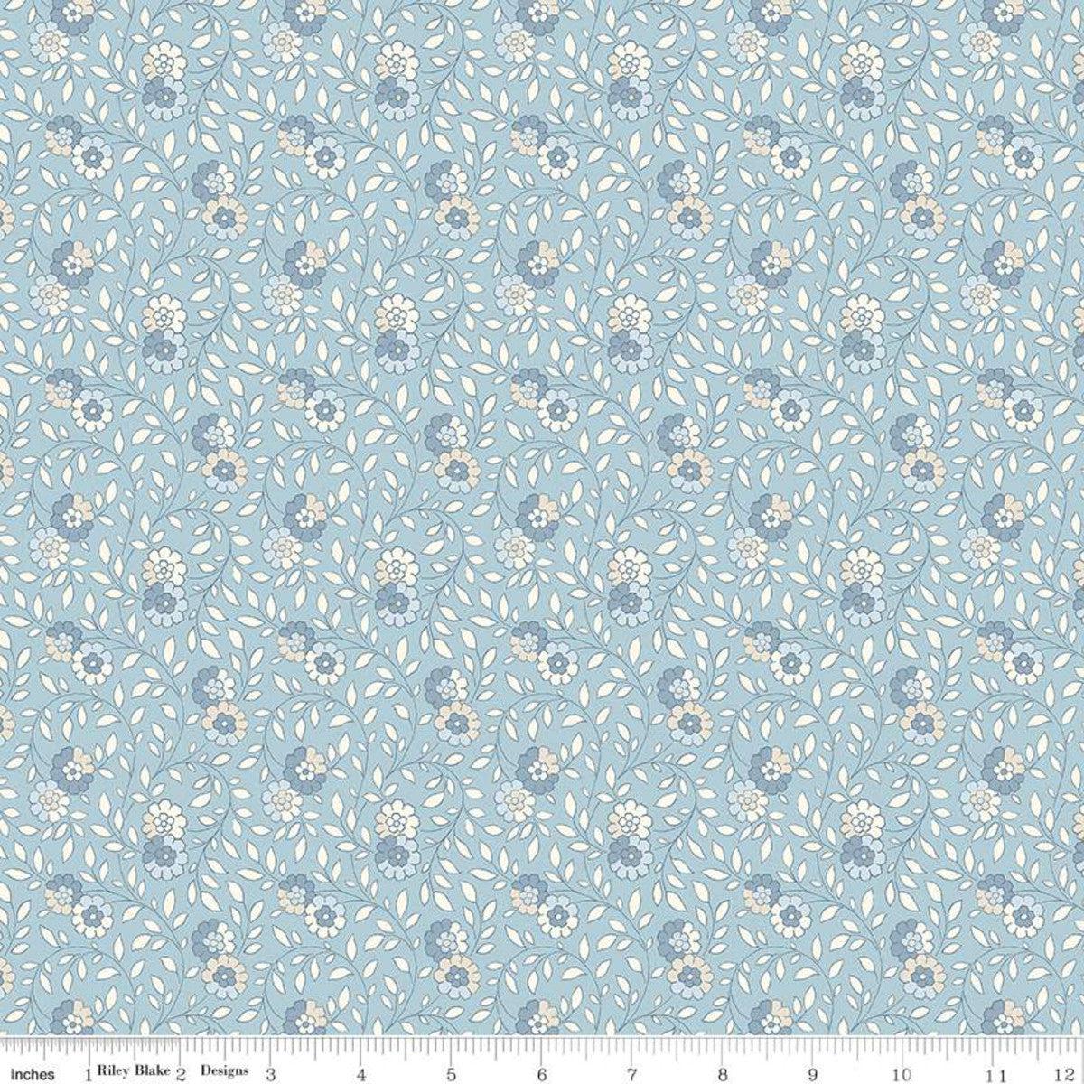 Liberty Fabrics-Sculpture Trailing Marigold-fabric-gather here online